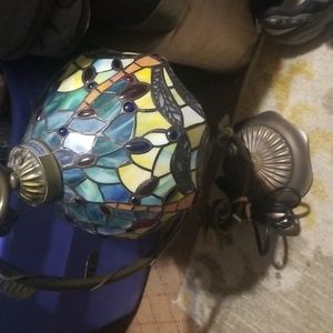 Tiffny style stained glass lamp dragonfly